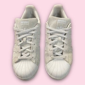 Adidas Superstars Suede Wolf Gray